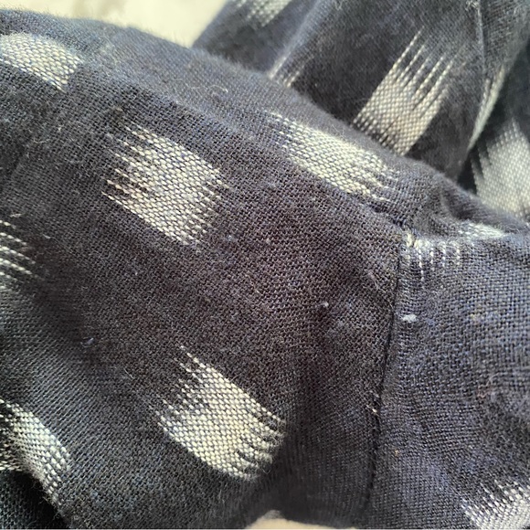 Ulla Johnson Blue White Indigo Ikat Print Corsica Dress - Picture 9 of 10